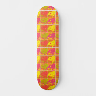 Peanuts   Snoopy Pop Art Pattern Skateboard
