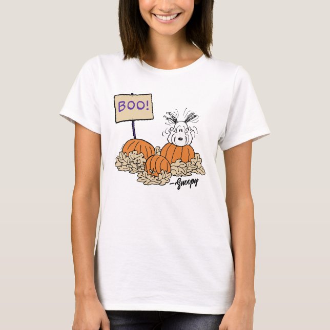 Peanuts | Snoopy Pumpkin Patch Boo! T-Shirt (Front)
