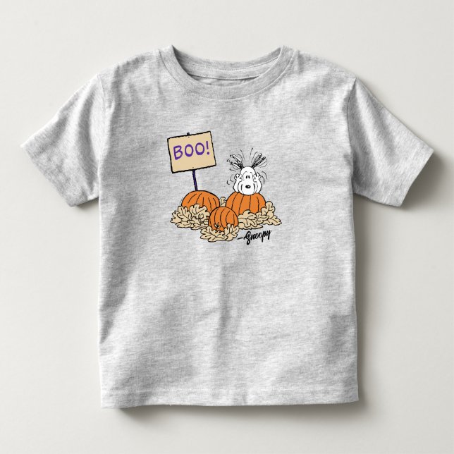 Peanuts | Snoopy Pumpkin Patch Boo! Toddler T-Shirt (Front)