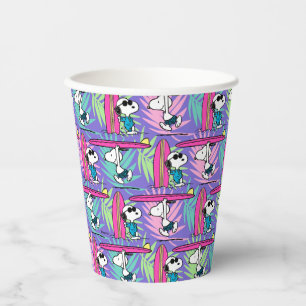 Peanuts   Snoopy Purple Surf Pattern Paper Cups