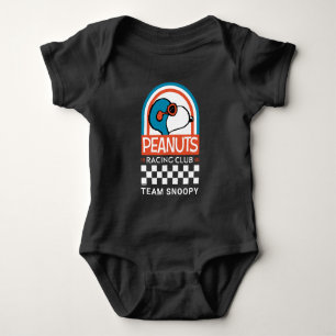 Peanuts Snoopy Racing Club Baby Bodysuit
