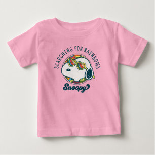 Peanuts   Snoopy Rainbow Heart Sunglasses Baby T-Shirt