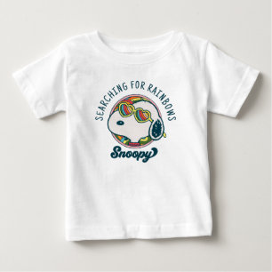 Peanuts   Snoopy Rainbow Heart Sunglasses Baby T-Shirt