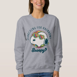 Peanuts Snoopy Rainbow Heart Sunglasses Sweatshirt