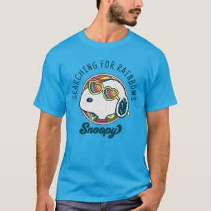 Peanuts   Snoopy Rainbow Heart Sunglasses T-Shirt
