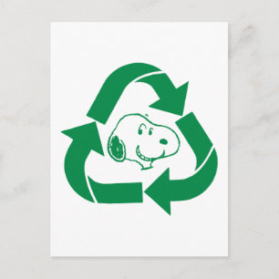 Peanuts Snoopy Recycle Reuse Postcard