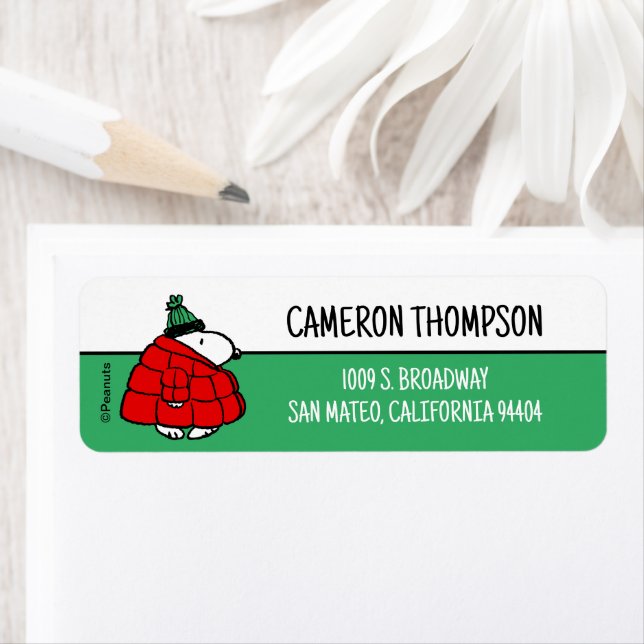 Peanuts | Snoopy Red Puffer Jacket (Insitu)