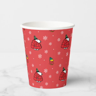Peanuts   Snoopy Red Puffer Jacket Paper Cups