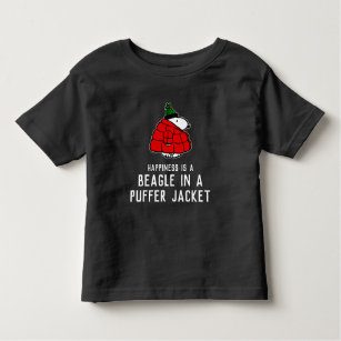 Peanuts   Snoopy Red Puffer Jacket Toddler T-Shirt