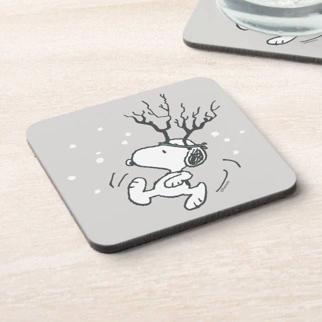 Peanuts | Snoopy Reindeer Coaster (Left Side)