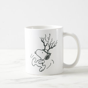 Peanuts   Snoopy Reindeer Coffee Mug