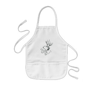 Peanuts   Snoopy Reindeer Kids Apron