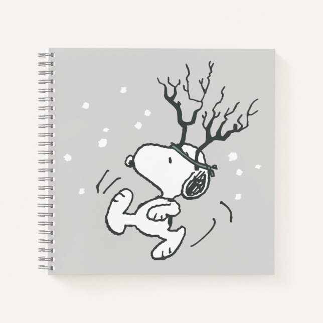 Peanuts | Snoopy Reindeer Notebook (Front)