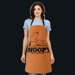 Peanuts | Snoopy Rest Break Apron<br><div class="desc">Snoopy,  the beloved beagle from the Peanuts comic strip,  is often depicted resting or sleeping with a contented smile on his face. Although he's using a rock as his pillow,  this image captures his laid-back and cheerful personality.</div>
