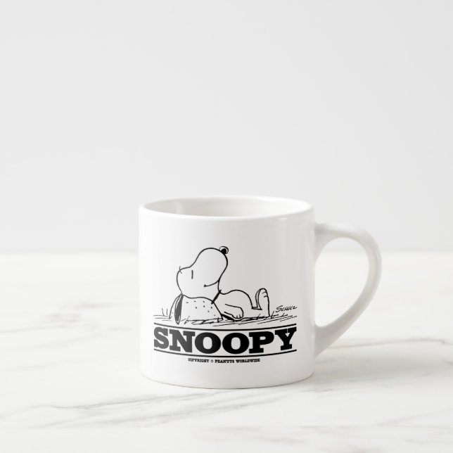 Peanuts | Snoopy Rest Break Espresso Cup (Right)