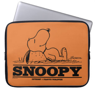 Peanuts   Snoopy Rest Break Laptop Sleeve