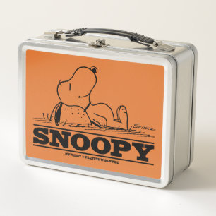 Peanuts Snoopy Rest Break Metal Lunch Box