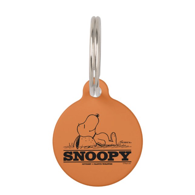 Peanuts | Snoopy Rest Break Pet Tag (Front)