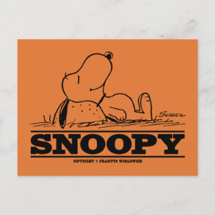 Peanuts Snoopy Rest Break Postcard