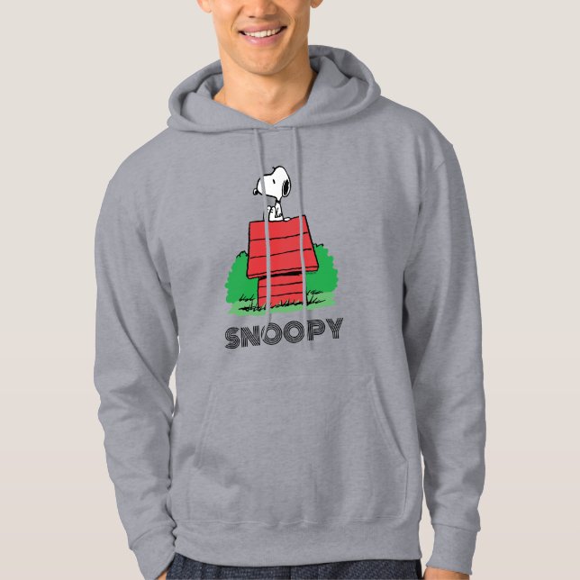 Peanuts | Snoopy Resting on Doghouse Hoodie (Front)