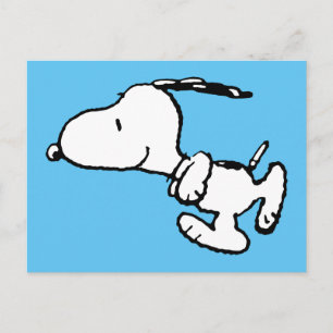 Peanuts   Snoopy Run Postcard