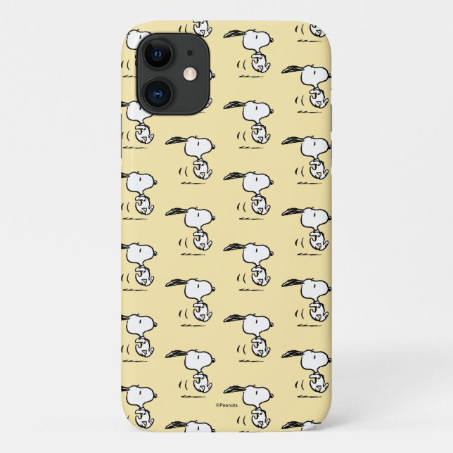 Peanuts | Snoopy Running Case-Mate iPhone Case (Back)