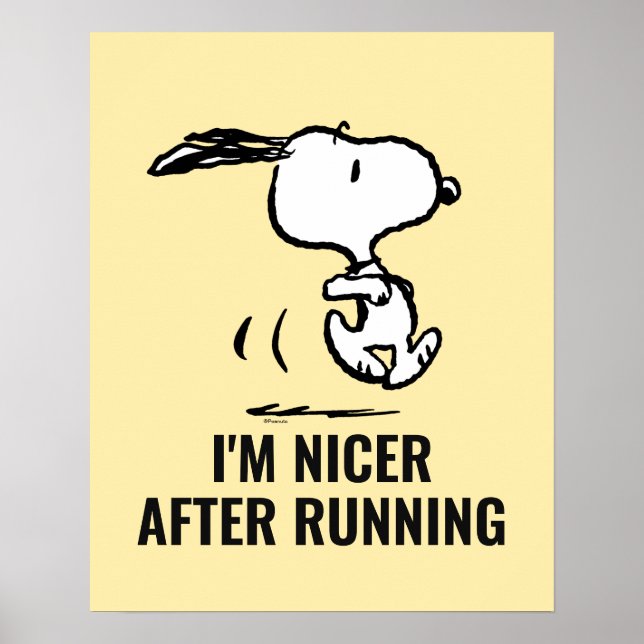 Peanuts | Snoopy Running Poster (Front)
