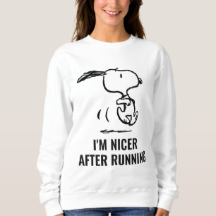 Peanuts Snoopy Running Sweatshirt