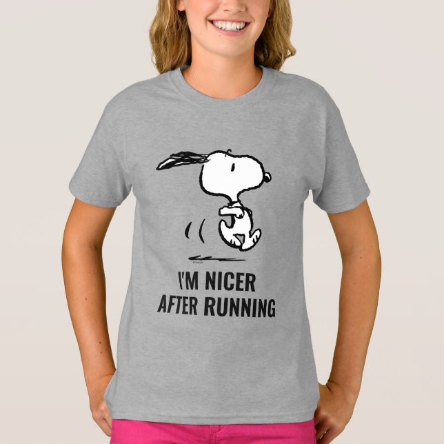 Peanuts | Snoopy Running T-Shirt (Front)