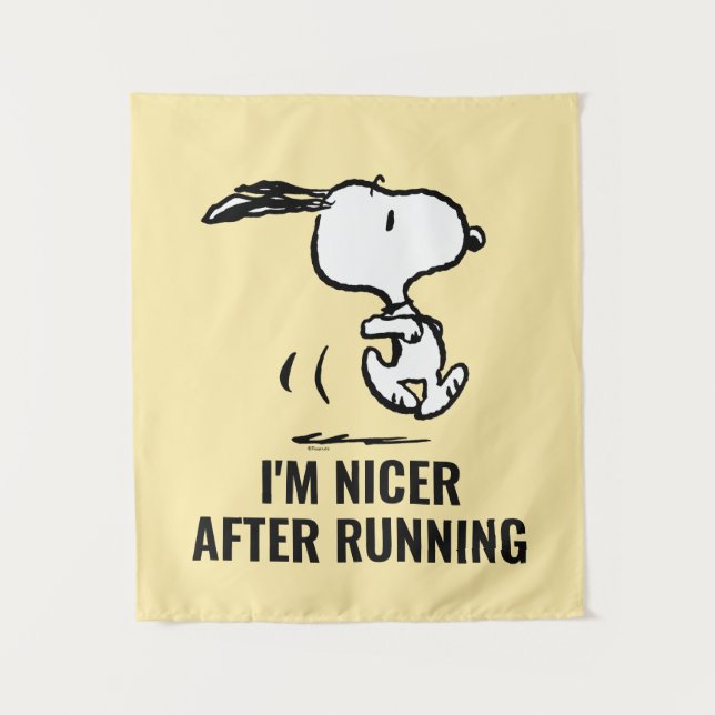 Peanuts | Snoopy Running Tapestry (Front)