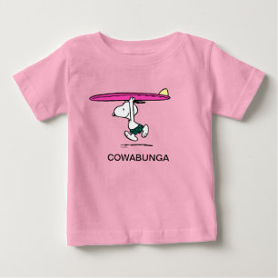 Peanuts   Snoopy Running to the Surf Baby T-Shirt