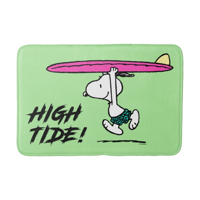 Peanuts | Snoopy Running to the Surf Bath Mat (Front)