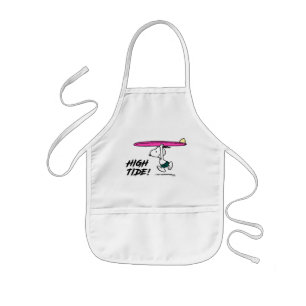 Peanuts   Snoopy Running to the Surf Kids Apron