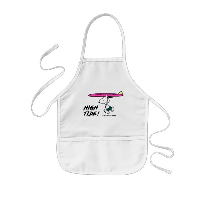 Peanuts | Snoopy Running to the Surf Kids Apron (Front)