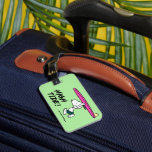 Peanuts | Snoopy Running to the Surf Luggage Tag<br><div class="desc">Check out this cute Peanuts design featuring Snoopy running towards the ocean.</div>