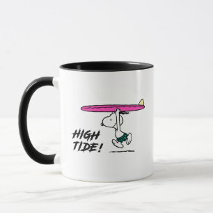 Peanuts   Snoopy Running to the Surf Mug