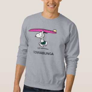 Peanuts Snoopy Running to the Surf Sweatshirt