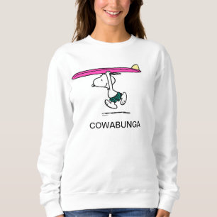 Peanuts Snoopy Running to the Surf Sweatshirt