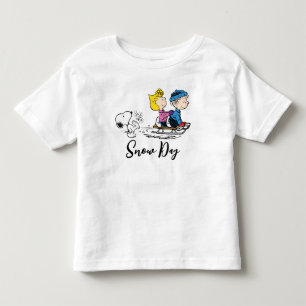 Peanuts   Snoopy, Sally & Linus Sled Riding Toddler T-Shirt