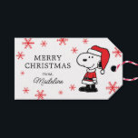Peanuts | Snoopy Santa Claus Gift Tags<br><div class="desc">Check out this fun Peanuts Christmas design featuring Snoopy.</div>