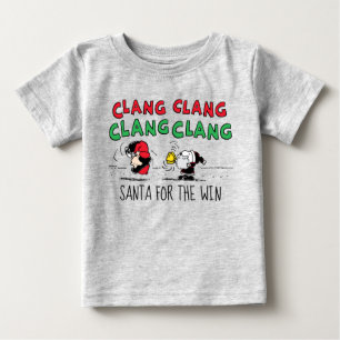 Peanuts Snoopy Santa Claus & Lucy Baby T-Shirt