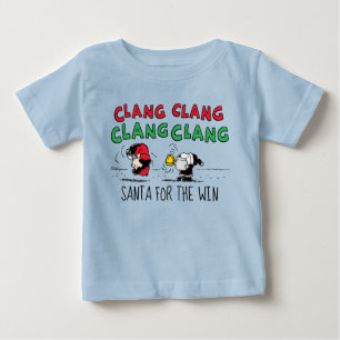 Peanuts Snoopy Santa Claus & Lucy Baby T-Shirt