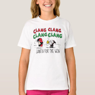 Peanuts Snoopy Santa Claus & Lucy T-Shirt