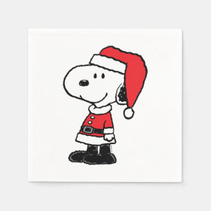 Peanuts Snoopy Santa Claus Napkin