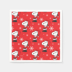 Peanuts Snoopy Santa Claus Napkin