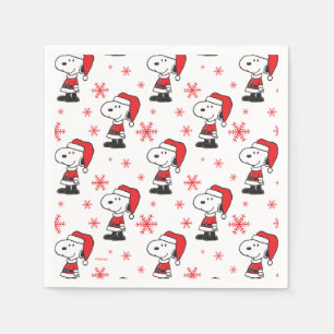 Peanuts Snoopy Santa Claus Napkin