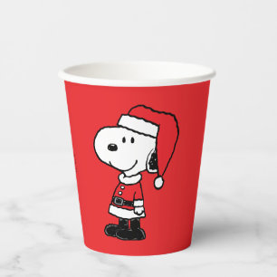 Peanuts Snoopy Santa Claus Paper Cups