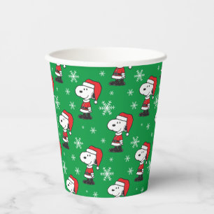 Peanuts   Snoopy Santa Claus Paper Cups