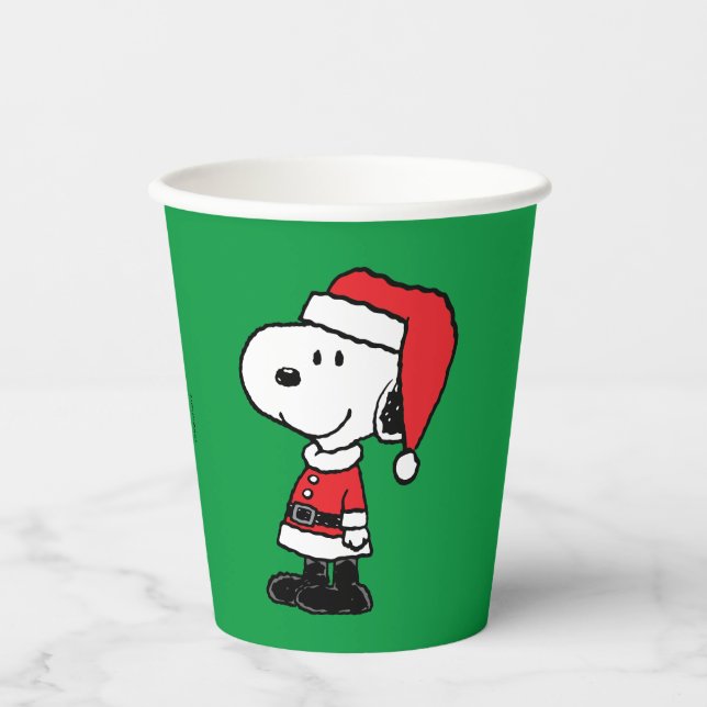 Peanuts | Snoopy Santa Claus Paper Cups (Front)