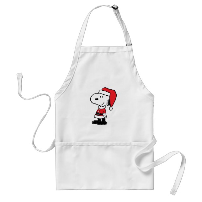 Peanuts | Snoopy Santa Claus Standard Apron (Front)
